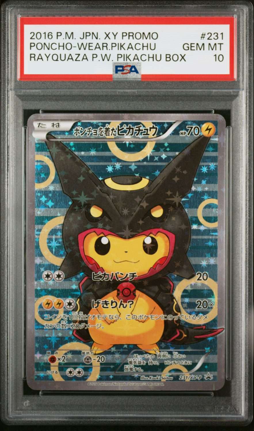 PONCHO-WEARING PIKACHU RAYQUAZA (2016)