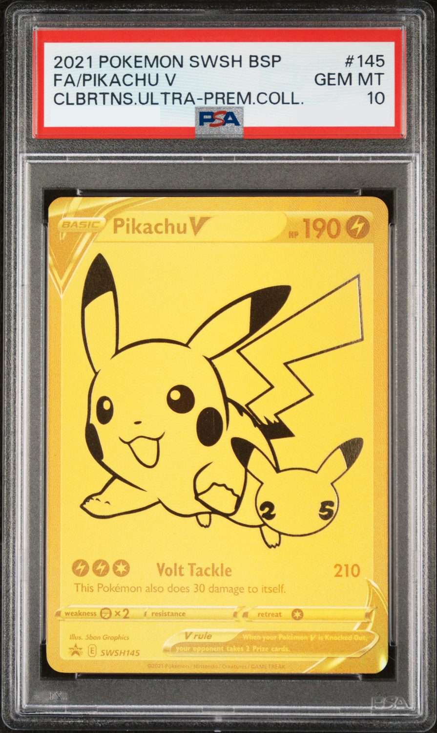 GOLD PIKACHU V 25TH ANNIVERSARY (2021)