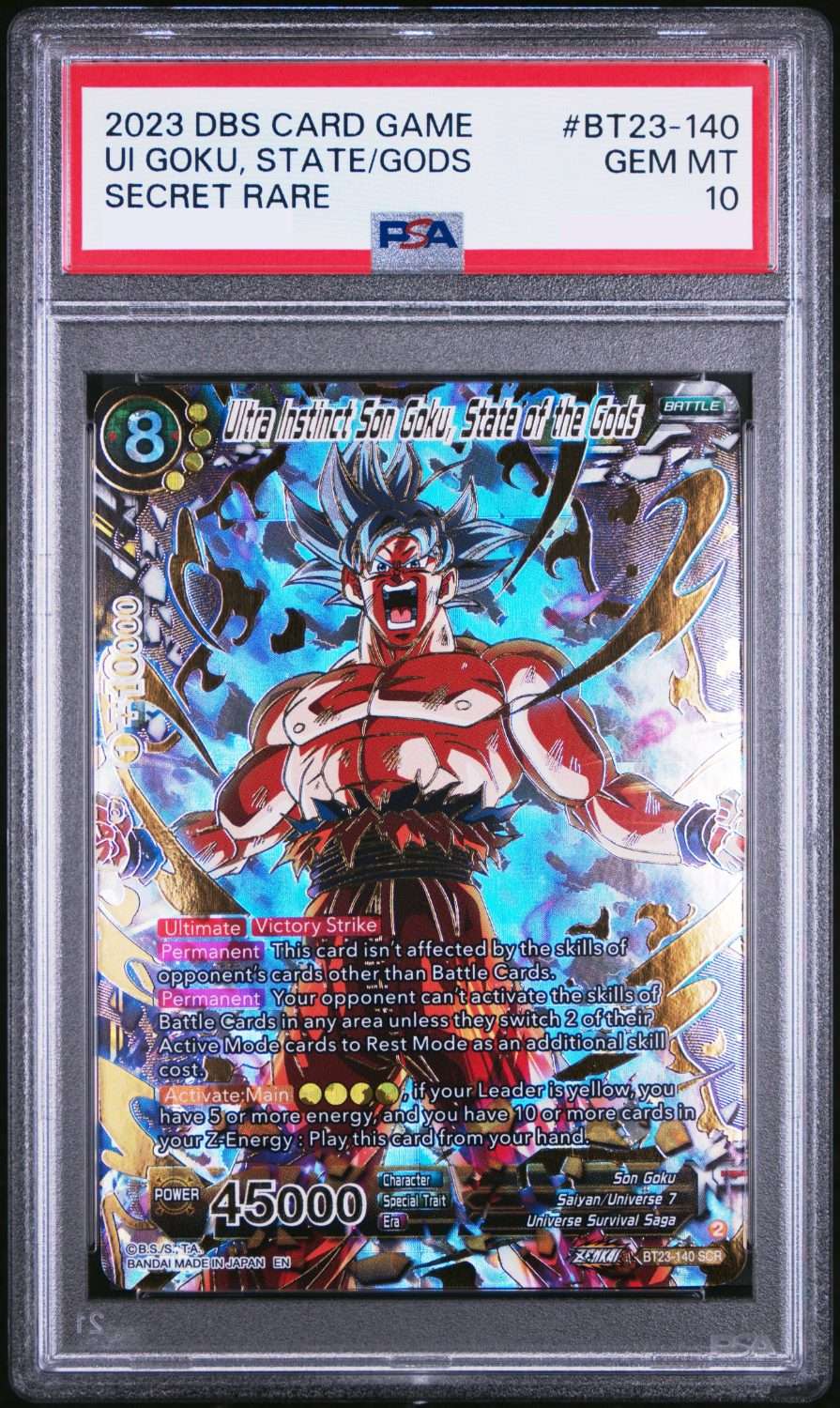 ULTRA INSTINCT SON GOKU, STATE OF GODS