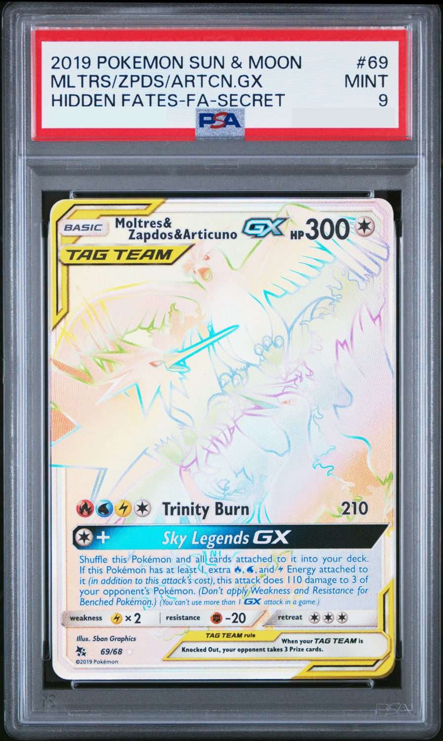 MOLTRES & ZAPDOS & ARTICUNO GX