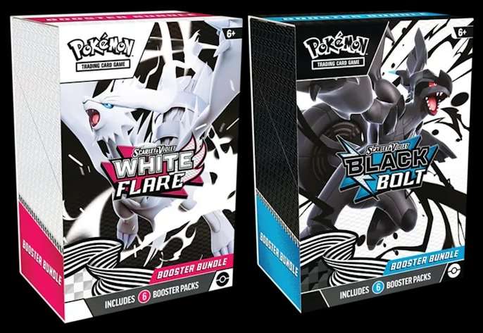 Black Bolt & White Flare Booster Bundle Set