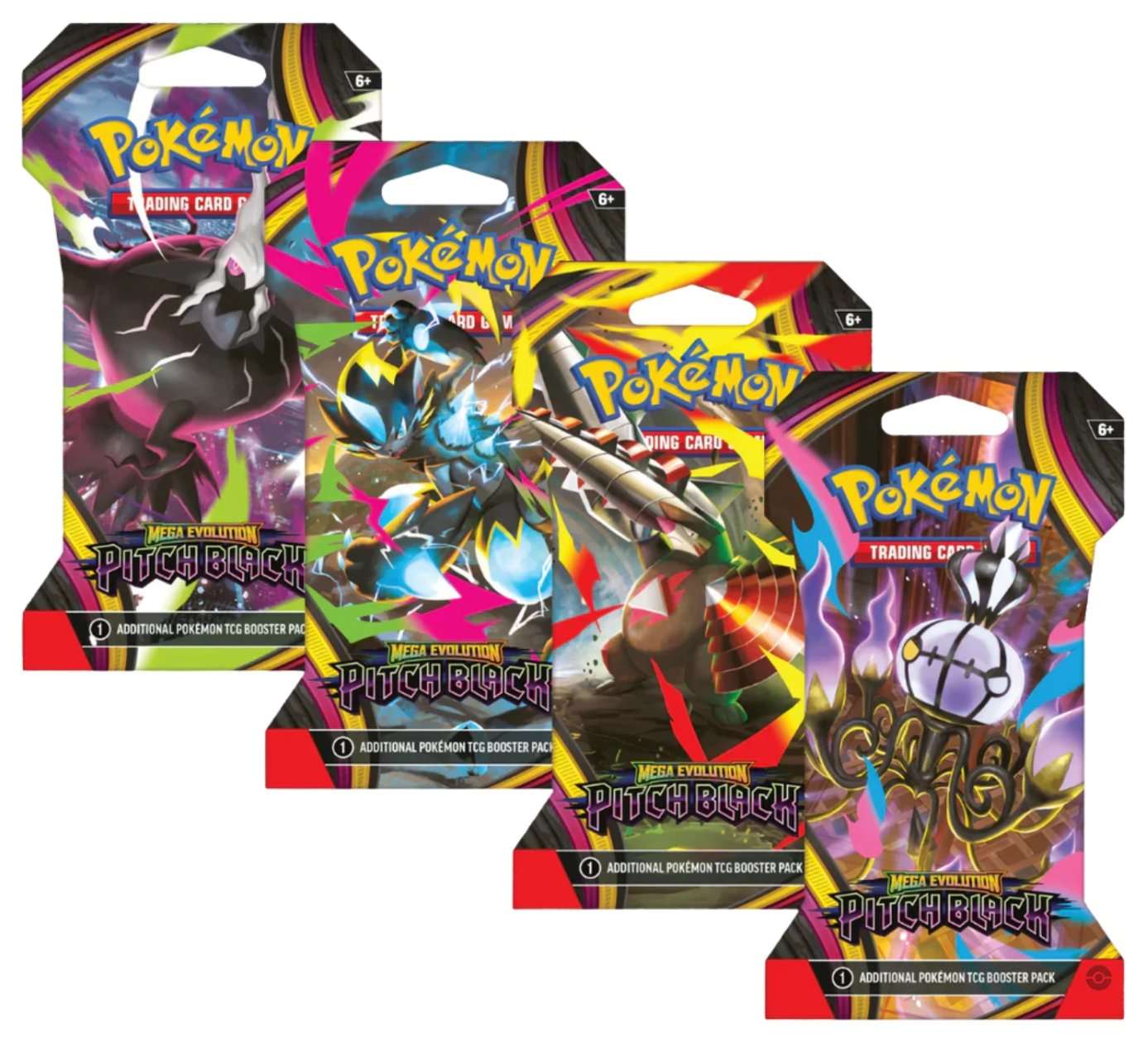 Pitch Black Sleeved Packs