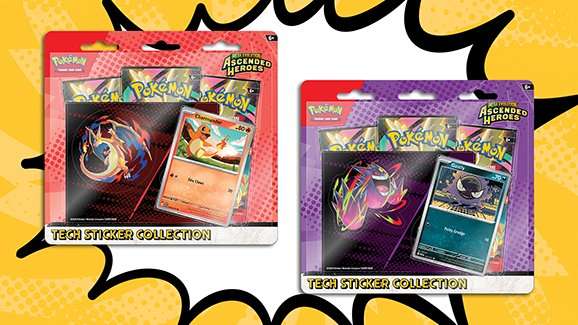 Ascended Heroes Tech Sticker Collection ( 3 Packs)