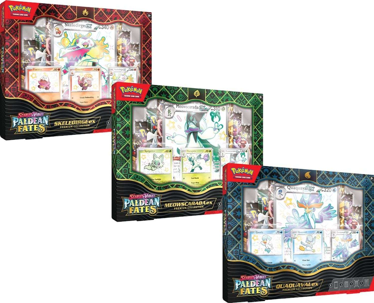 Paldean Fates Pokémon ex Premium Collection Set